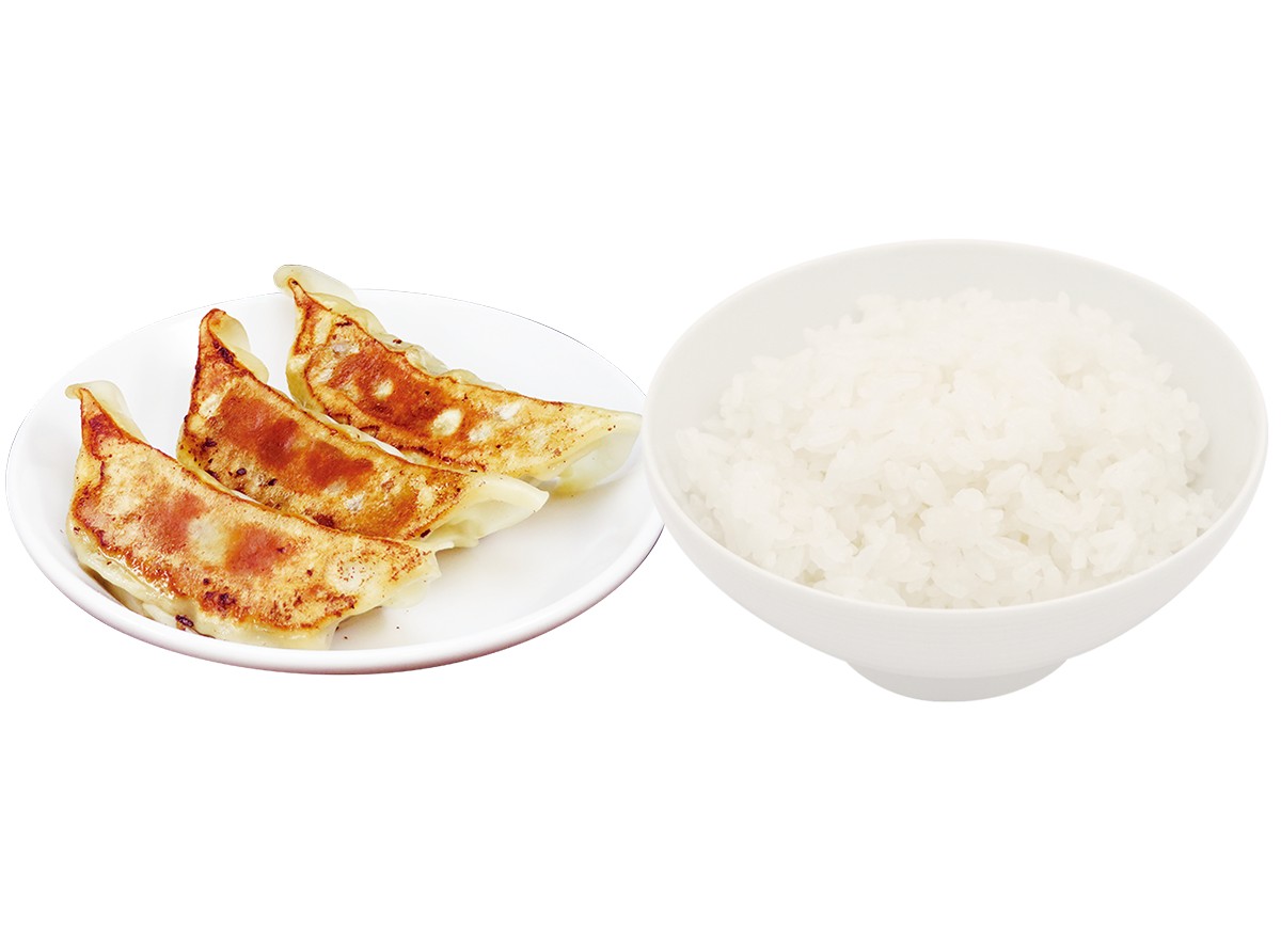 ライス＆餃子３個セット